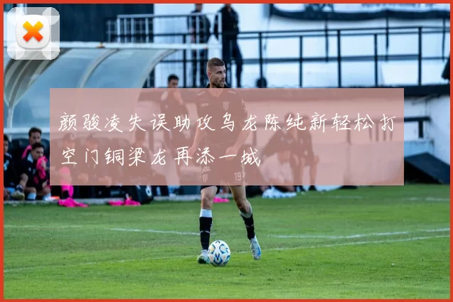 颜骏凌失误助攻乌龙陈纯新轻松打空门铜梁龙再添一城