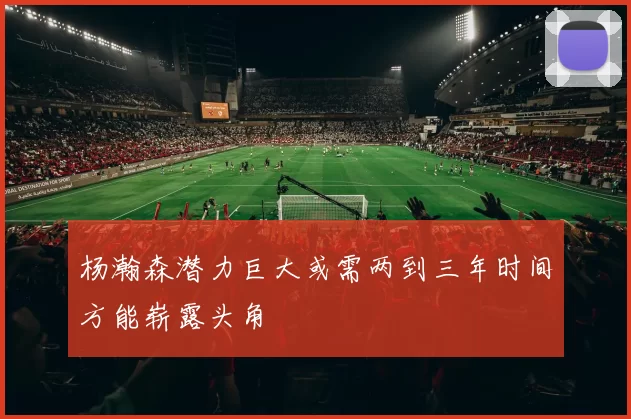 杨瀚森潜力巨大或需两到三年时间方能崭露头角